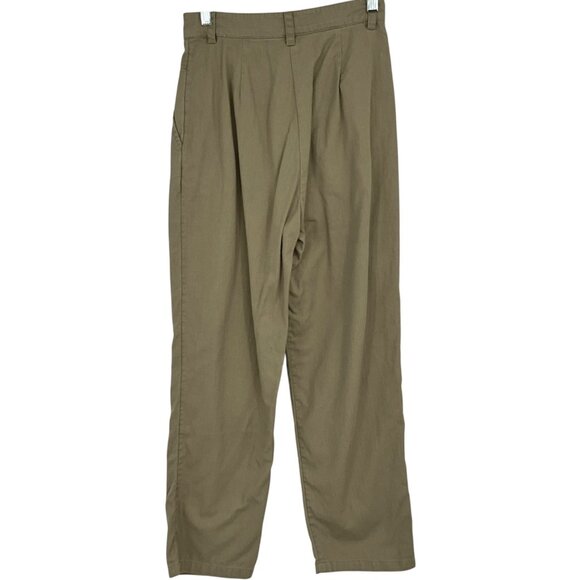 Christy Dawn Judene Pants Stone Size 2 Pleated Tan Olive - Picture 5 of 10